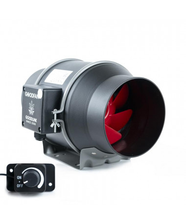 Wentylator kanałowy GOOD FAN 600M3/H FI150MM POTENCJOMETR - 1 - Wentylator Black Orchid HYBRID-FLO zawiera wbudowany moduł steru Wentylator kanałowy GOOD FAN 600M3/H FI150MM POTENCJOMETR - 1 - Wentylator Black Orchid HYBRID-FLO zawiera wbudowany moduł steru