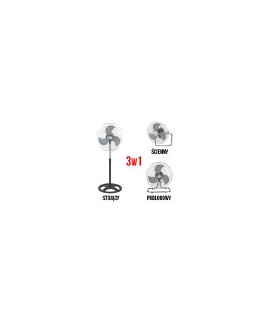 WENTYLATOR 3W1 55W Z OSCYLACJĄ FI50CM H130CM - 1 - 