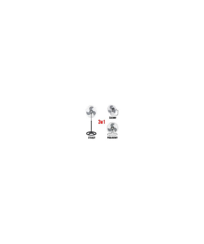 WENTYLATOR 3W1 55W Z OSCYLACJĄ FI50CM H130CM - 1 - 