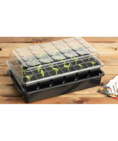 SAMONAWADNIAJĄCA SZKLARENKA/PROPAGATOR GARLAND, 24 SADZONKI, ZBIORNIK 2.2L, 37.5x23xh16cm - 2 - Samonawadniająca Szklarenka/Prop
