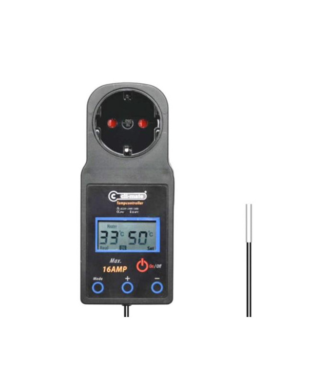 Regulator temperatury TEMPCON Cli-mate 16A z czujnikiem - 1 - Regulator temperatury Cli-mate TE-16 TEMPCON2020 z czujnikiem temp