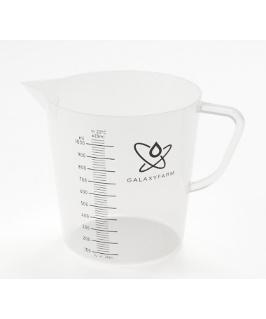Miarka plastikowa 1000ml 1L GALAXYFARM - 1 - wygodna i funkcjonalna miarka do dawkowania, pojemności: 1000ml