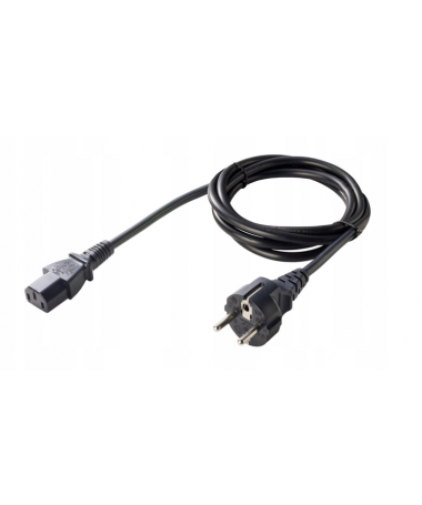 Kabel zasilający do zasilacza / lampy GRUBY 1,4m 3x1mm - 1 - długość 140cm.
