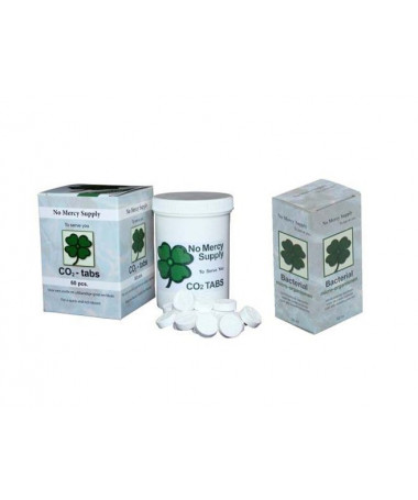 No Mercy Tabletki CO2 60szt. + Bacterial 50g ZESTAW - 1 - Bacterial naturalnie konserwowane bakterie azotowe stymuluje wzrost 