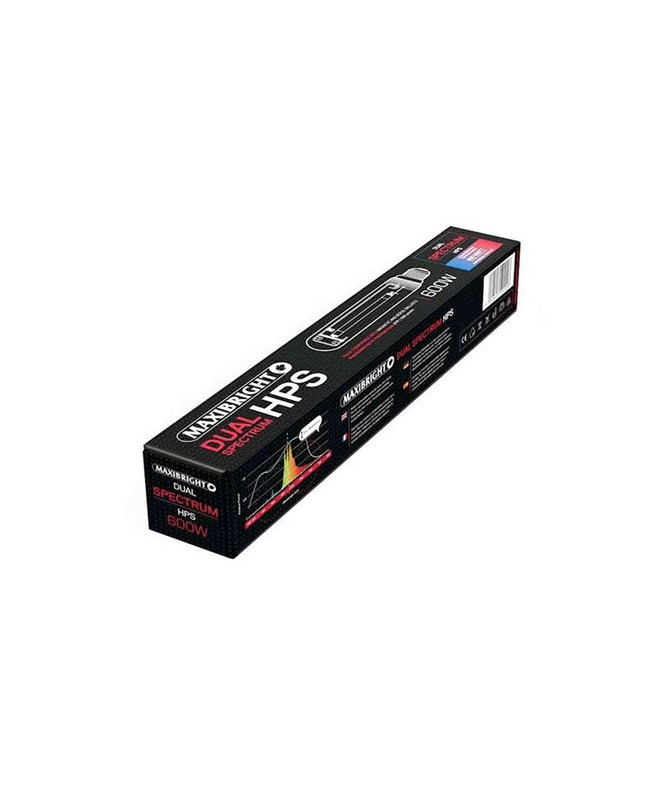 MAXIBRIGHT LAMPA HPS 600W DUAL - 1 - SunMaster HPS DUAL gwint E40, wydajność: 95 000 lumenów ( 600W), temperatura barwy: Czerwon MAXIBRIGHT LAMPA HPS 600W DUAL - 1 - SunMaster HPS DUAL gwint E40, wydajność: 95 000 lumenów ( 600W), temperatura barwy: Czerwon