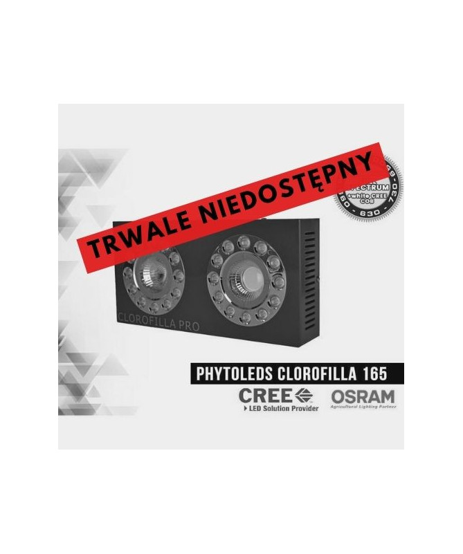 Phytolite Lampa LED Clorofilla 172W/165W, LED CREE CXB3070 COB+LED Osram SSL80, do uprawy roślin - 1 - CLOROFILLA Lampa led do u