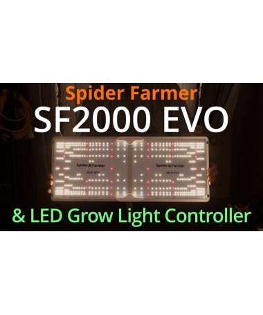 Spider farmer SF2000 Dimmable 200W Samsung LM301B EVO - lampa LED do uprawy roślin - 1 - Lampy LED do uprawy roślin