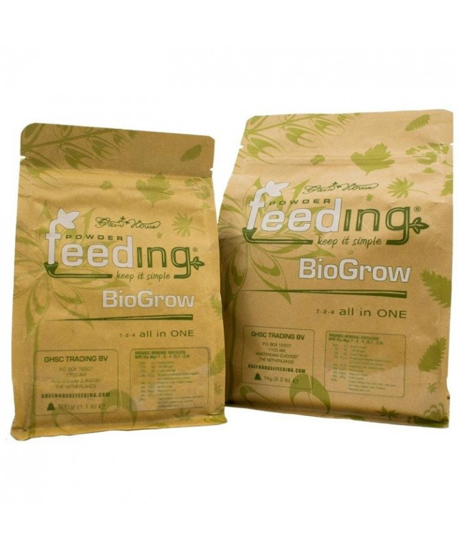 Green House Powder Feeding Bio Grow 1kg- nawóz na wzrost - 1 - Nawozy Green House Powder Feeding Bio Grow 1kg- nawóz na wzrost - 1 - Nawozy