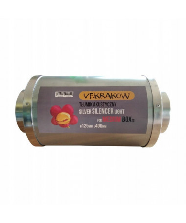 TŁUMIK AKUSTYCZNY Fi125mm Dł400mm SZTYWNY, ULTRALEKKI - 1 - Wentylacja do uprawy roślin