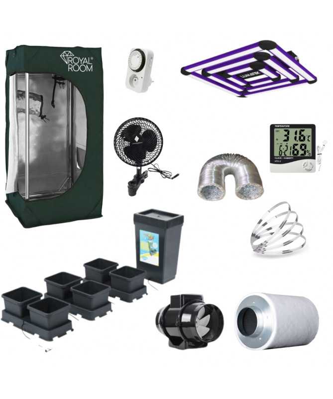 Zestaw Growbox RR 100x100x200, Lumatek 300W, Autopot E2G- 6 roślin - 1 - Kompletne sety uprawowe
