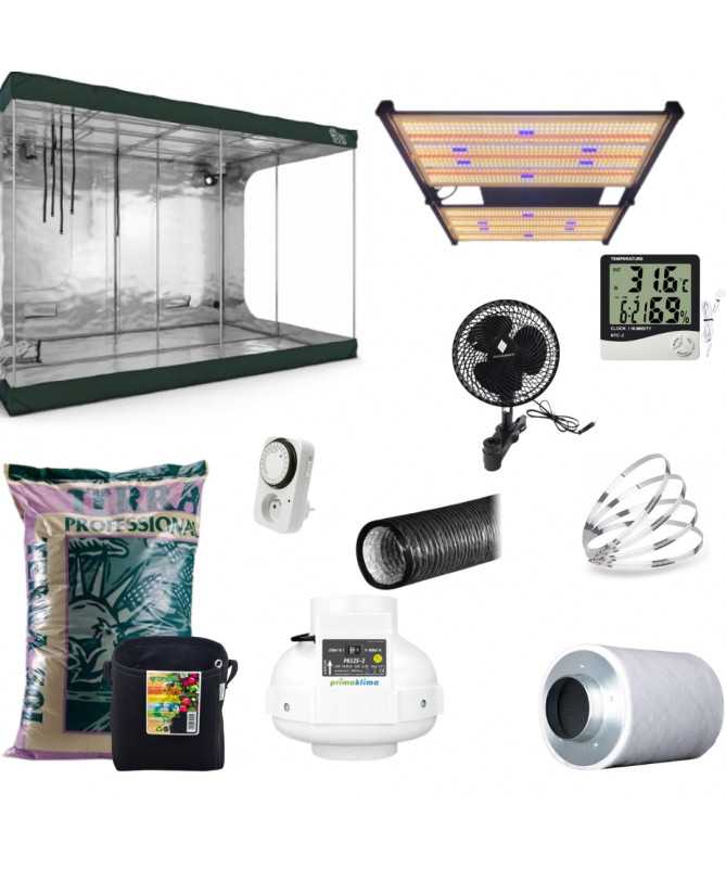 Zestaw Growbox RR 300x150x200, GOAT 480W x2 - 12-24 roślin - 1 - Kompletne sety uprawowe