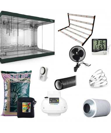 Zestaw Growbox RR 300x150x200, GOAT 650W x2 - 12-24 roślin - 1 - Kompletne sety uprawowe