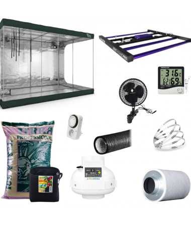 Zestaw Growbox RR 300x150x200, Lumatek 465W x2 - 12-24 roślin - 1 - Kompletne sety uprawowe