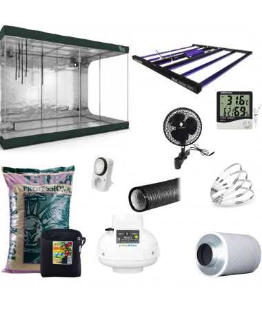 Zestaw Growbox RR 300x150x200, Lumatek 600W x2 - 12-24 roślin - 1 - Kompletne sety uprawowe