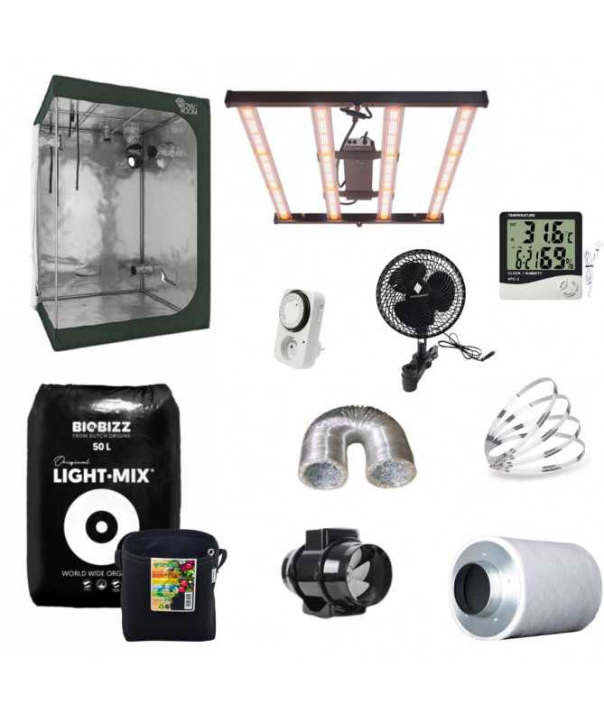 Zestaw Growbox RR 135x135x200, GOAT 320W - 6 roślin - 1 - Kompletne sety uprawowe Zestaw Growbox RR 135x135x200, GOAT 320W - 6 roślin - 1 - Kompletne sety uprawowe