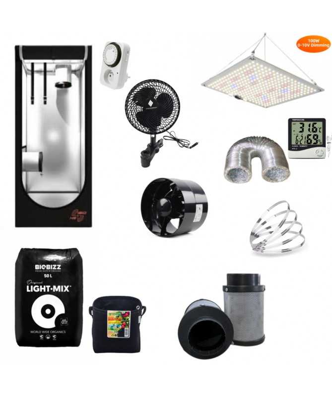 Zestaw Growbox HS 60x60x160, GOAT 150W EVO - 4 rośliny - 2 - Kompletne sety uprawowe Zestaw Growbox HS 60x60x160, GOAT 150W EVO - 4 rośliny - 2 - Kompletne sety uprawowe