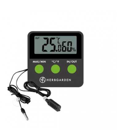Herbgarden Temp & Humi Meter - stacja pogody termometr i higrometr IN/OUT - 1 - Akcesoria ogrodnicze
