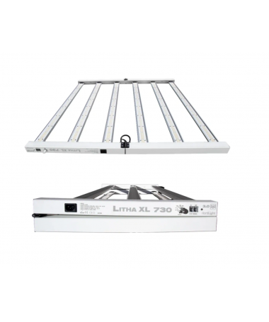 Lampa LED HortiLight Litha XL 730W 3.0 µmol/J z regulacją mocy | pokrycie 150x150cm - 2 - Lampy LED do uprawy roślin Lampa LED HortiLight Litha XL 730W 3.0 µmol/J z regulacją mocy | pokrycie 150x150cm - 2 - Lampy LED do uprawy roślin