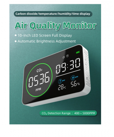Monitor CO2 4w1 – miernik CO₂, temperatury i wilgotności, stacja pogody - 2 - Programatory i sterowniki