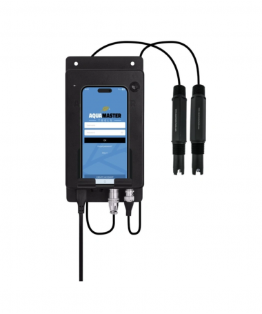 Aqua Master Tools W650 Pro Inline Online – elektroniczny monitor pH, EC i temp. do systemu nawadniania - 1 - Mierniki PH