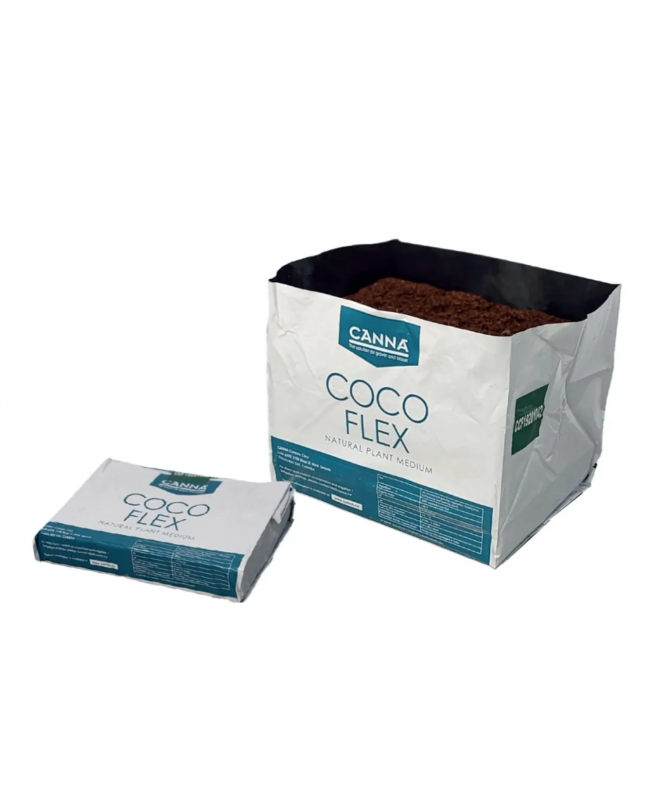 Canna COCOflex 3,8L – innowacyjne podłoże kokosowe w wygodnym worku uprawowym - 1 - Profesjonalne podłoża uprawne