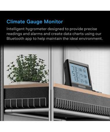 AC Infinity Smart Hygrometer B1 – inteligentna stacja pogody BT - 3 - Pomiar temperatury i wilgotności