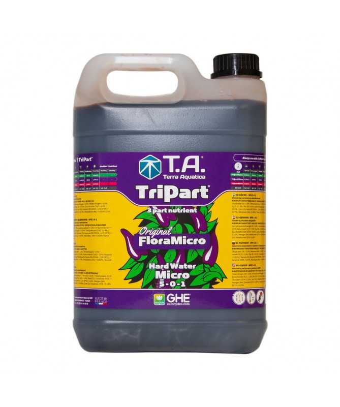 Terra Aquatica / GHE Tri Part Micro Hard Water 5L (woda twarda) - 1 - Nawóz z serii FloraSeries (F.Gro, F.Bloom, F.Micro)- uzupe Terra Aquatica / GHE Tri Part Micro Hard Water 5L (woda twarda) - 1 - Nawóz z serii FloraSeries (F.Gro, F.Bloom, F.Micro)- uzupe