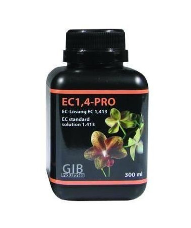 GIB Fluid EC1,4-PRO płyn do kalibracji EC, 300ml - 1 - płyn EC do kalibracji elektronicznych EC-metrów tabela kalibracji na opa