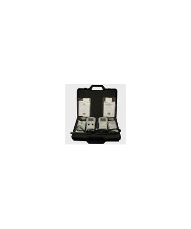 Zestaw elektronicznych mierników pH + EC Milwaukee w walizce - 1 - Zestaw zawiera: -elektroniczny pH-meter z wyÅwietlaczem LCD