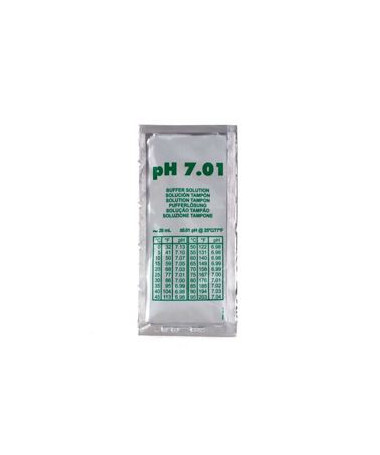 MILWAUKEE PŁYN DO KALI. SASZ. PH 7.01 20ML - 1 - płyn pH-7.01 do kalibracji elektronicznych pH-metrów&nbsp; tabela kalibracji na opa