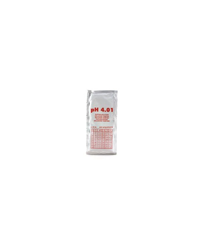 MILWAUKEE PŁYN DO KALI. SASZ. PH 4.01 20ML - 1 - płyn pH-4.01 do kalibracji elektronicznych pH-metrów&nbsp; tabela kalibracji na opa