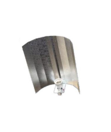 Odbłyśnik Aluminiowy 40x47cm Vega - 1 - wykonany z perforowanego aluminium o wymiarach 40 x 47 x h17cm specjalne załamanie pozw