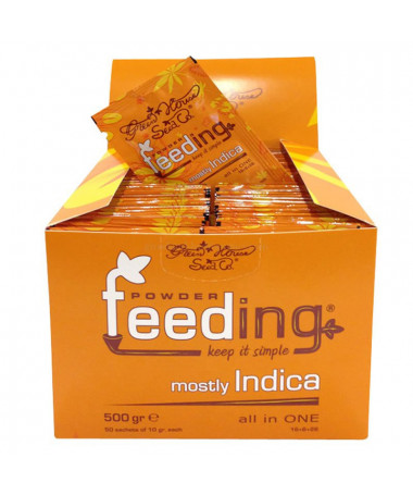 Powder Feeding Short Flowering - 50g (5x10g) - 1 - Stworzony specjalnie na fazę wzrostu i kwitnienia odmian krótko kwitnących, n