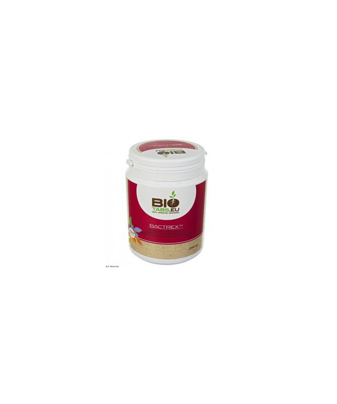BIOTABS BACTREX 250GR - 1 - jest to mieszanka ośmiu różnych bakterii glebowych, pleśni z rodzaju Trichoderma oraz kwasów humusow