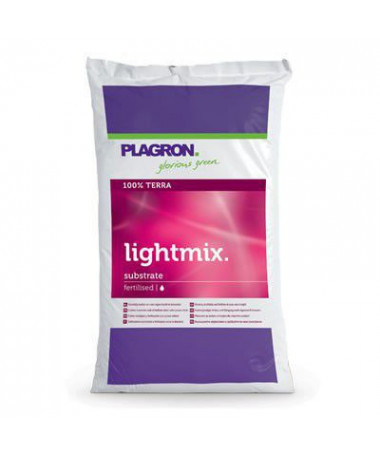 Plagron ziemia Lightmix 25l - 1 - Lightmix jest minimalnie nawożonym podłożem zawierającym starannie dobrane rodzaje torfów.