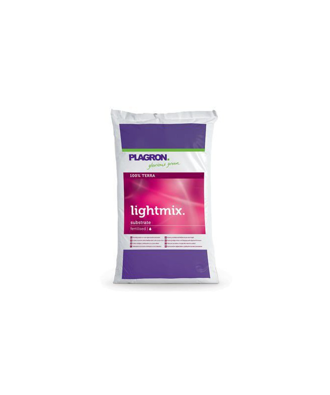 Plagron ziemia Lightmix 25l - 1 - Lightmix jest minimalnie nawożonym podłożem zawierającym starannie dobrane rodzaje torfów.