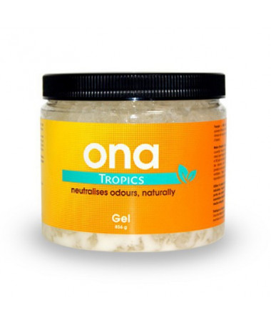 ONA Tropics 732g / 1L - Żel neutralizujący zapach - 1 - Żel neutralizujący,&nbsp;zapachowy ONA TROPICS&nbsp;o bardzo intensywnym, odświeża