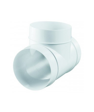 TRÓJNIK PLASTIKOWY FI100MM - 1 - Trójnik o wymiarach: 3x100mm,&nbsp; wykonany z plastiku.