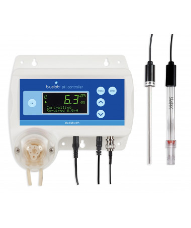 BLUELAB PH CONTROLLER - 2 - BLUELAB PH CONTROLLER- monitor kontrolujący pH Głośnomówiący monitoring i dawkowanie poziomu pH. Ba