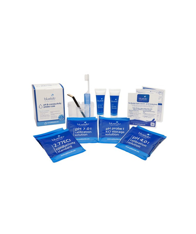 BLUELAB CARE KIT PH & CONDUCTIVITY PROBE - 1 - Zestaw płynów i akcesoriów do czyszczenia oraz kalibracji elektrod do mierników p