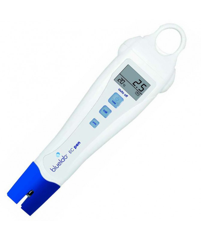 BLUELAB EC PEN - 1 - Działanie EC i temperatury. Możliwość wyboru jednostki dla EC i temperatury. Podświetlany wyświetlacz LCD. 