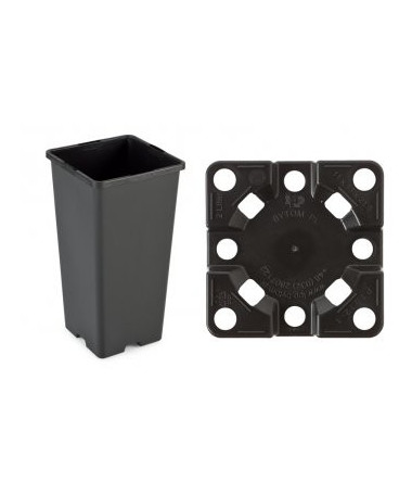 Doniczka 11x11xh21,5cm 2L - 1 - Donica 11x11xh21,5cm 2L
