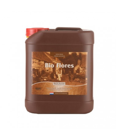 BIOCANNA BIO FLORES 5L - 1 - Bio Flores to absolutnie naturalne, 100% organiczne eliksir wzrostu, stworzony z myślą o roślinach 