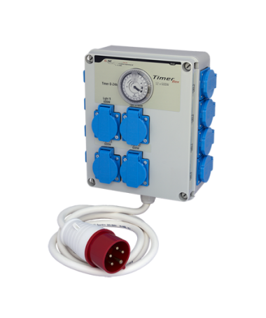 TIMERBOX 12x600W + OGRZEWANIE NOCNE, 24h/30min, 3-FAZ 380V/230V - 1 - Zapoznaj się z naszym programatorem czasowym z podtrzymani