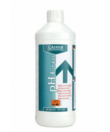 CANNA PH PLUS 20% 1L - 1 - CANNA 20 pH PLUS to rewolucyjna formuła, która efektywnie podnosi poziom pH w roztworze odżywczym dl