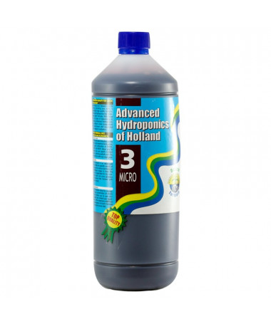DUTCH FORMULA 3 MICRO 1L NAWÓZ UZUPEŁNIAJĄCY (MIKROELEMENTY) - ADVANCED HYDROPONICS OF HOLLAND - 1 - DUTCH FORMULA to trzyczęści