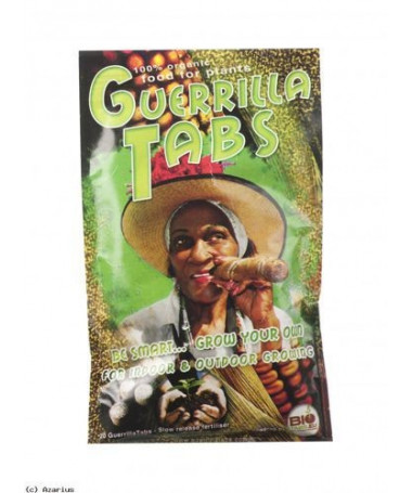 BIOTABS GUERRILLA TABS 20SZT - 1 - BioTabs to naturalne produkty do uprawy, wolne od nasion chwastów, patogenów i GMO. Bezpieczn