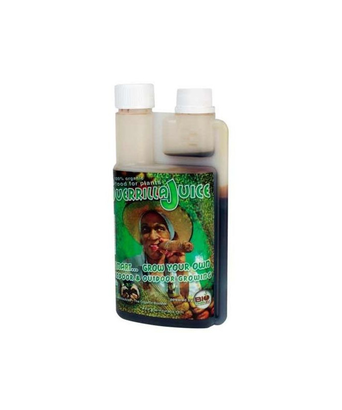 BIOTABS GUERRILLA JUICE 500ML - 1 - Guerrilla Juice to klucz do zdrowych i obfitych plonów. Produkt zawiera korzystne mikroorgan