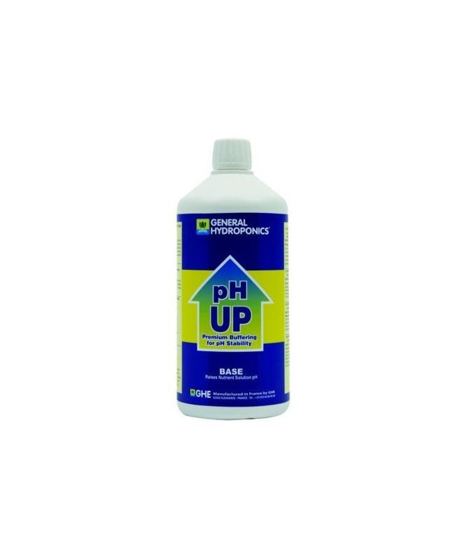 GHE / T.A. pH UP PLUS 1L - 1 - SpecyfikacjaInnowacyjny regulator, który skutecznie podnosi poziom pH wody lub roztworu. Prezento