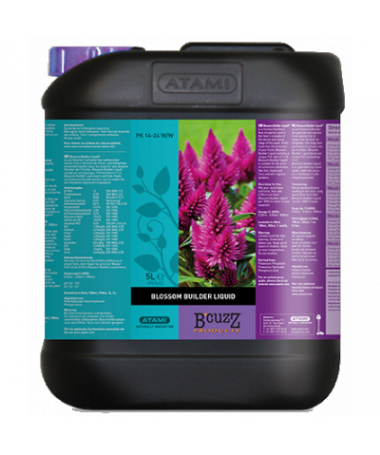BLOSSOM BUILDER ATAMI B`CUZZ 5L NAWÓZ KOŃCOWY ZWIĘKSZAJĄCY MASĘ - 1 - Atami B`Cuzz Blossom Builder 5L to nawóz końcowy, który dz